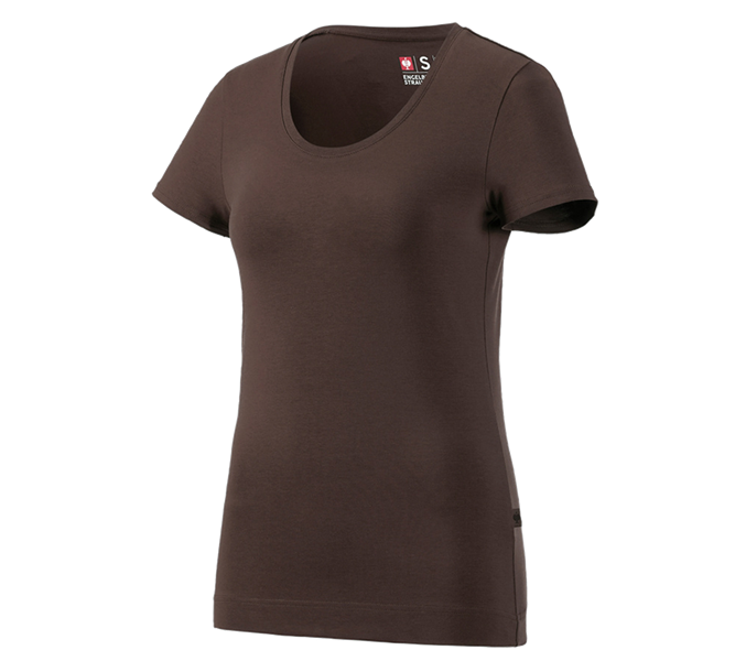 e.s. T-Shirt cotton stretch, dames