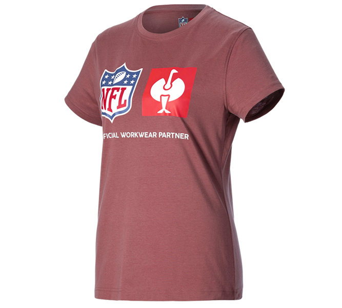 Hoofdaanzicht, Nieuwe, NFL T-Shirt cotton, ladies, oxiderood