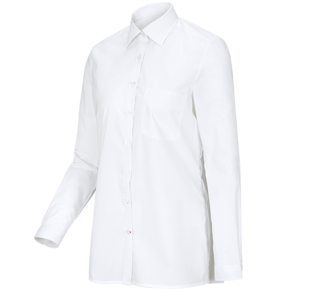 Hoofdaanzicht, Horeca | Koks, e.s. Service-blouse lange mouw, wit