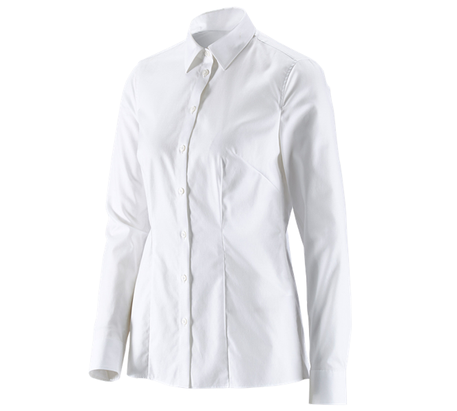 e.s. Business-blouse cotton stretch dames reg. fit