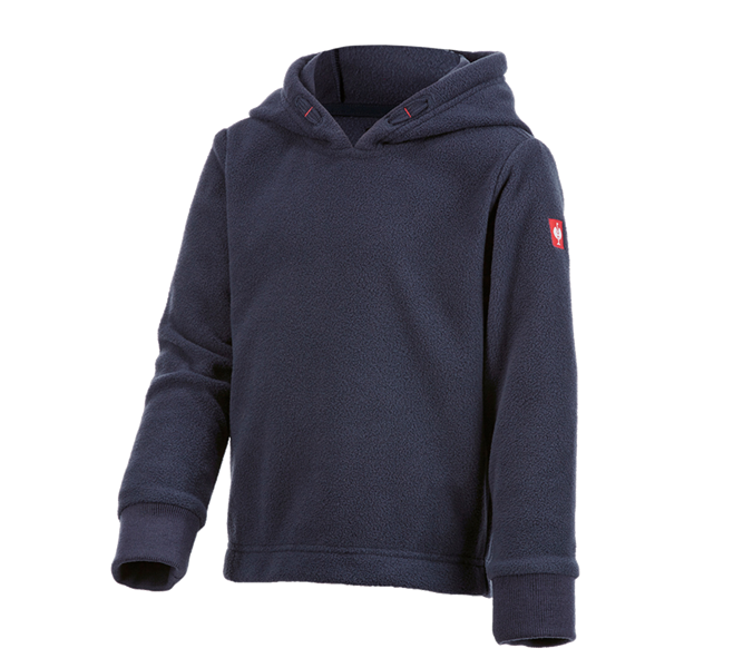 Hoofdaanzicht, Homewear | Pyjamas, e.s. Fleece hoody, kinderen, donkerblauw