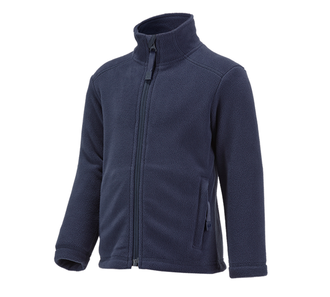 Hoofdaanzicht, Fleece Jassen | Gebreide Jassen, e.s. Fleecejack CI, kinderen, donkerblauw