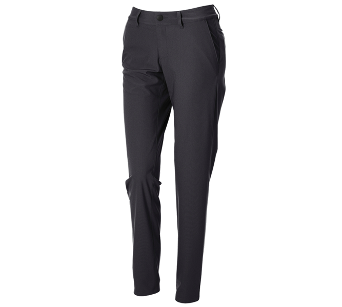 Hoofdaanzicht, Kleding, Werkbroek Chino e.s.work&travel, dames, zwart