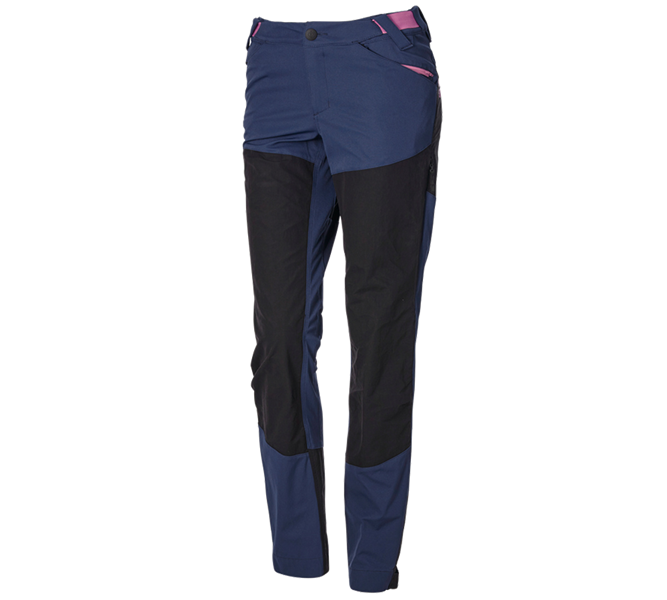 Hoofdaanzicht, Kleding, Hybrid Functionele broek e.s.trail, dames, diepblauw/tarapink