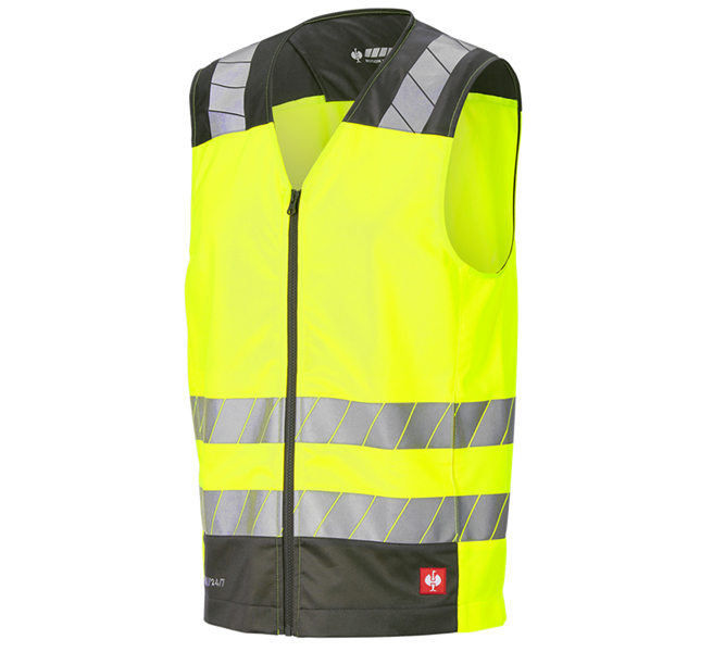 Hoofdaanzicht, Kleding, Veiligheids-bodywarmer e.s.motion 24/7, signaalgeel/antraciet