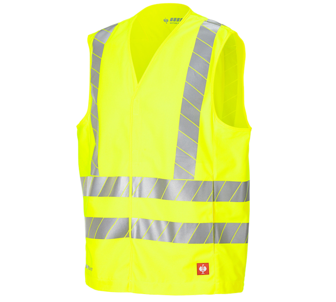 Hoofdaanzicht, Nieuwe, Veiligheids-bodywarmer e.s.motion 24/7 uni, signaalgeel