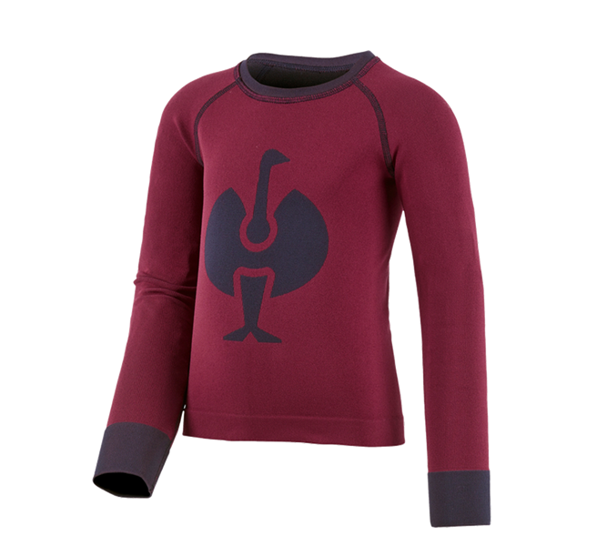 Hoofdaanzicht, Thermo Ondergoed	, e.s. Functionele longsleeve seamless-warm,kinderen, bessen