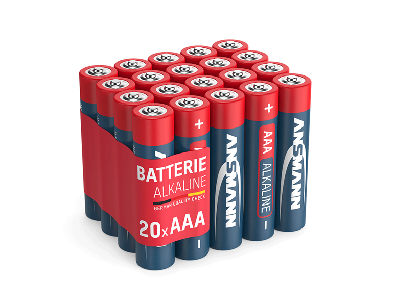 Hoofdaanzicht, Elektronica, Ansmann Micro AAA Batterijen- voordeelpak,20 Stuks