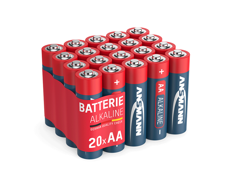 Hoofdaanzicht, Elektronica, Ansmann Mignon AA Batterijen- voordeelpak,20 Stuks