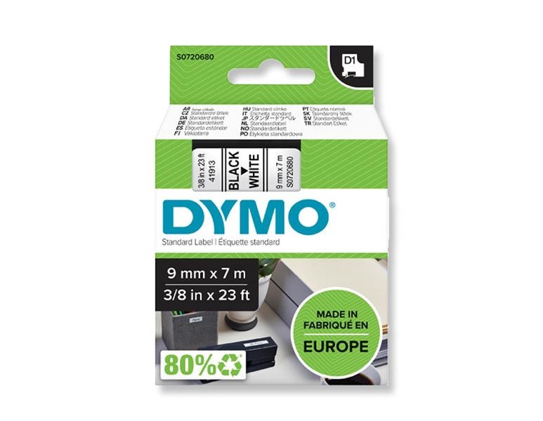DYMO D1 labeltape, 9 mm