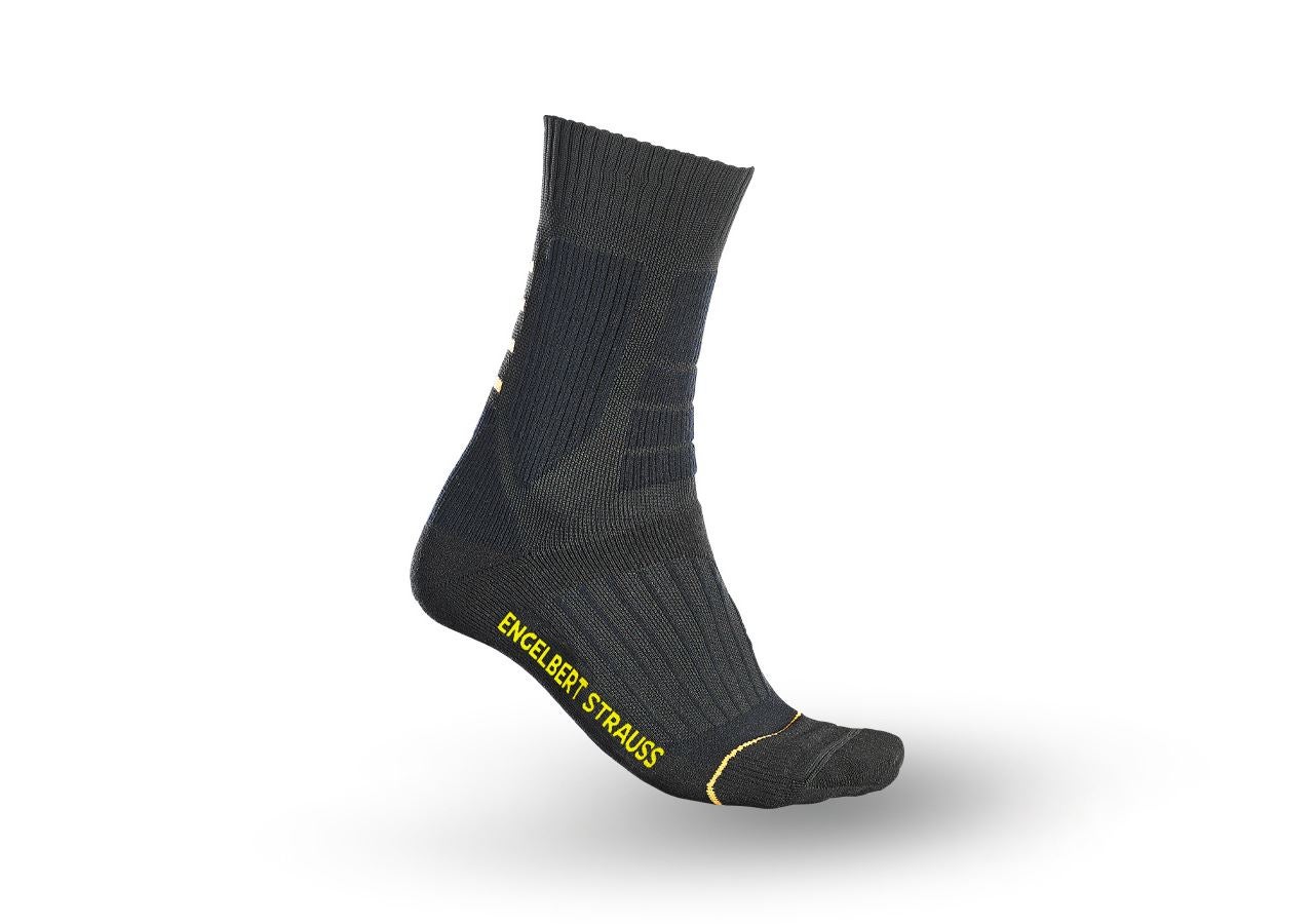 Sokken | Kousen: e.s. Dubbele sokken functie warm/high + zwart