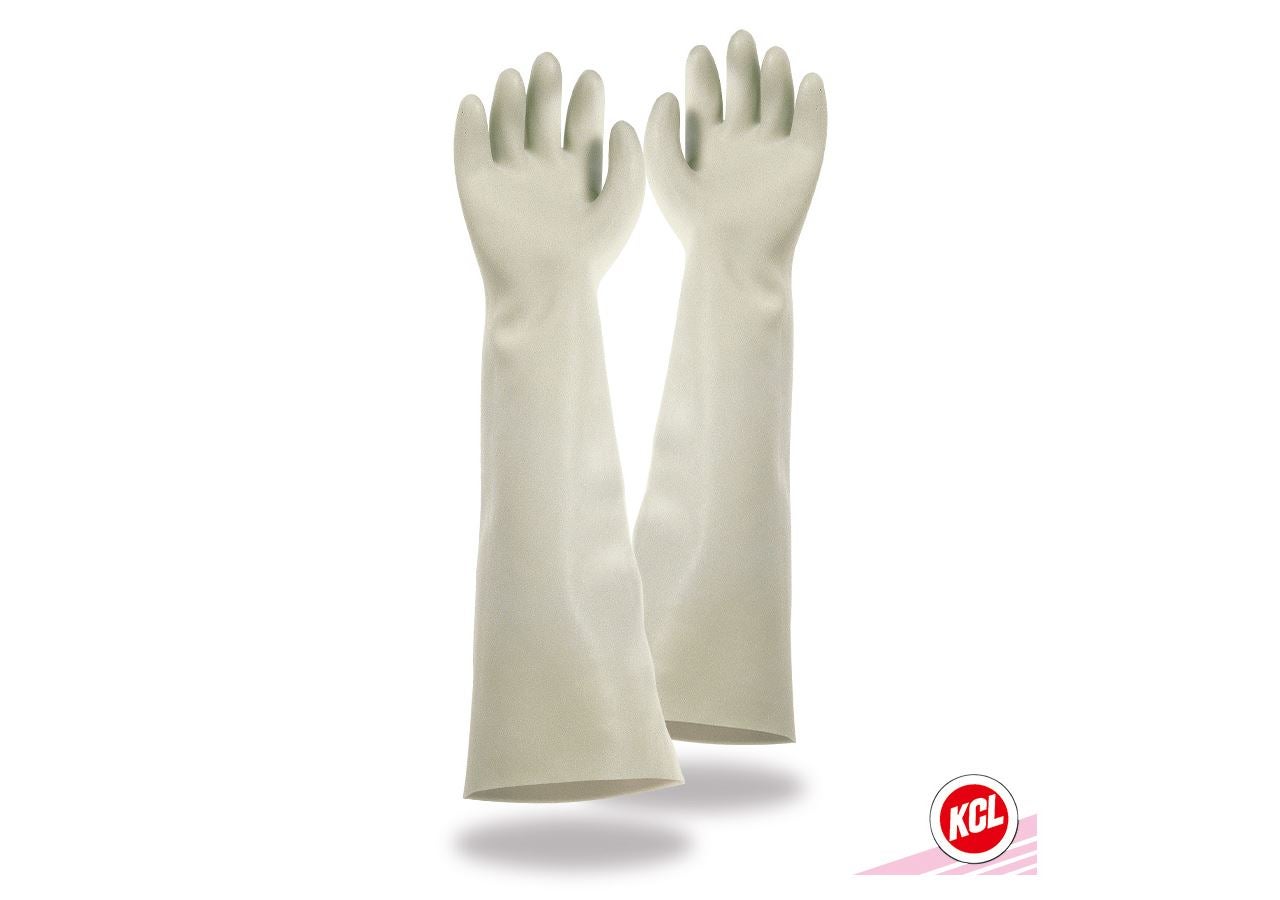 Gecoate: Speciale latex handschoenen Combi