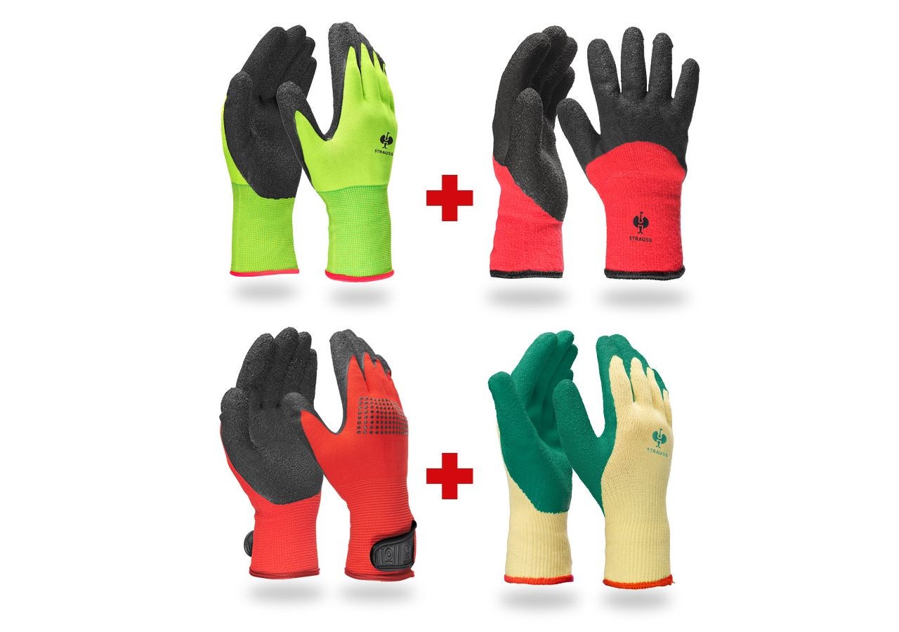 Arbeidsveiligheid: Handschoen-pro set gebreid-latex