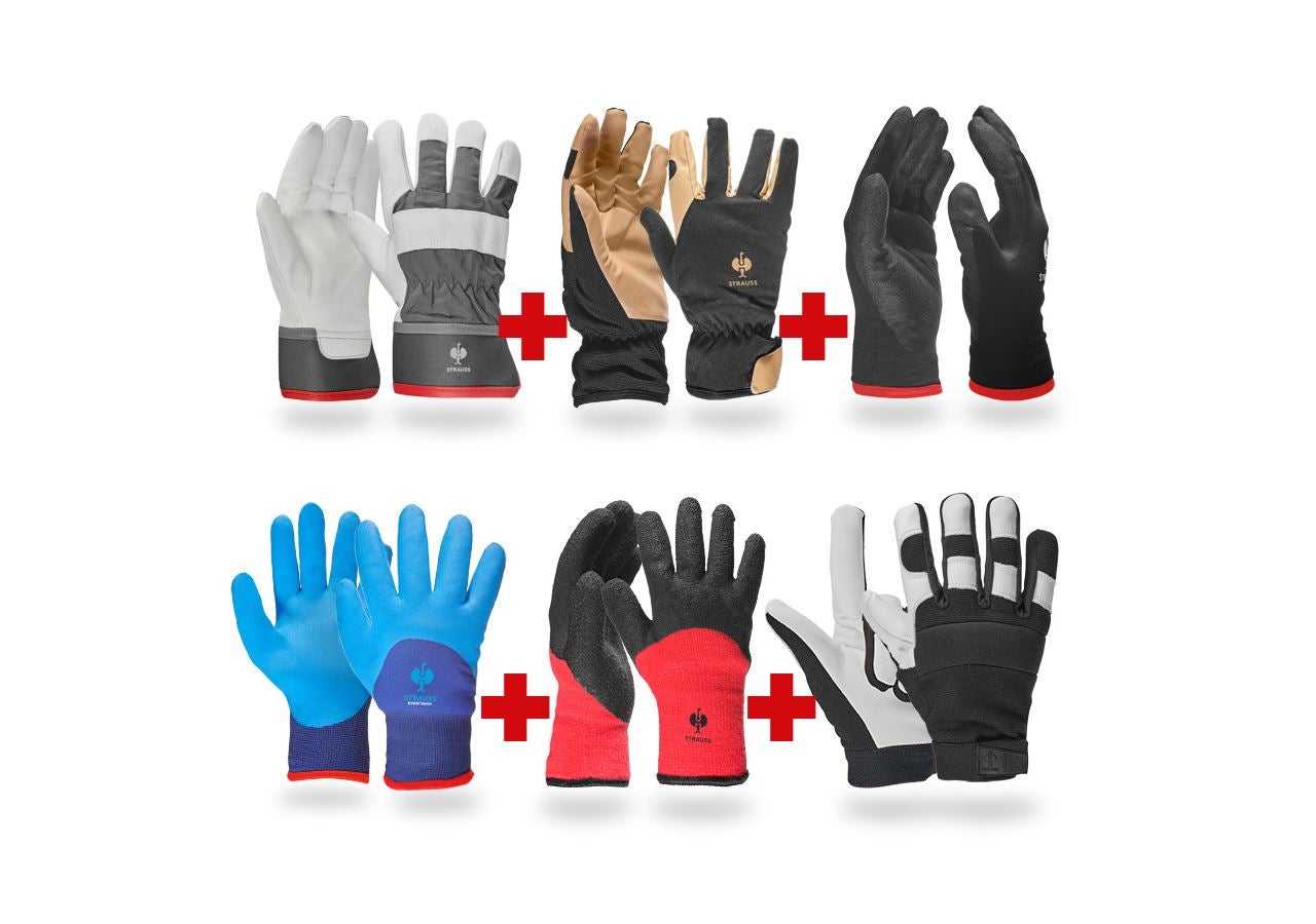 Sets | Accessoires: TEST-SET: handschoenen met koudebescherming