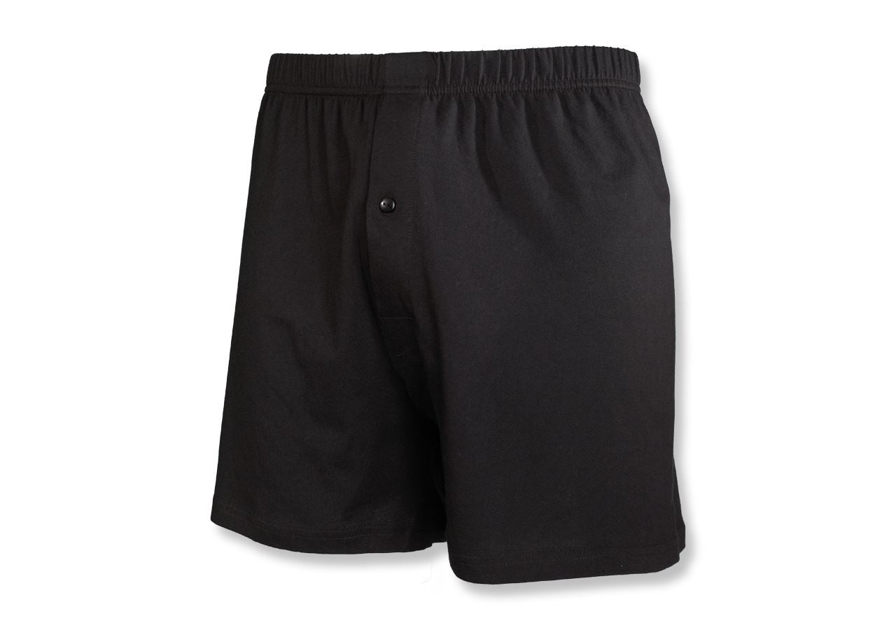 Ondergoed | Thermokleding: Boxershort, per 2 verpakt + zwart