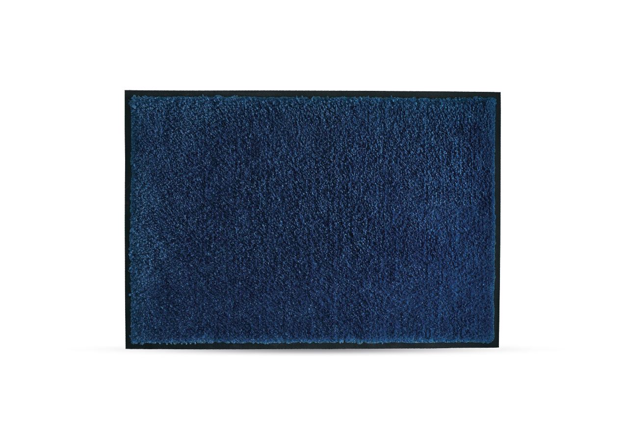 Vloermatten: Comfortmatten met rubberen rand + donkerblauw