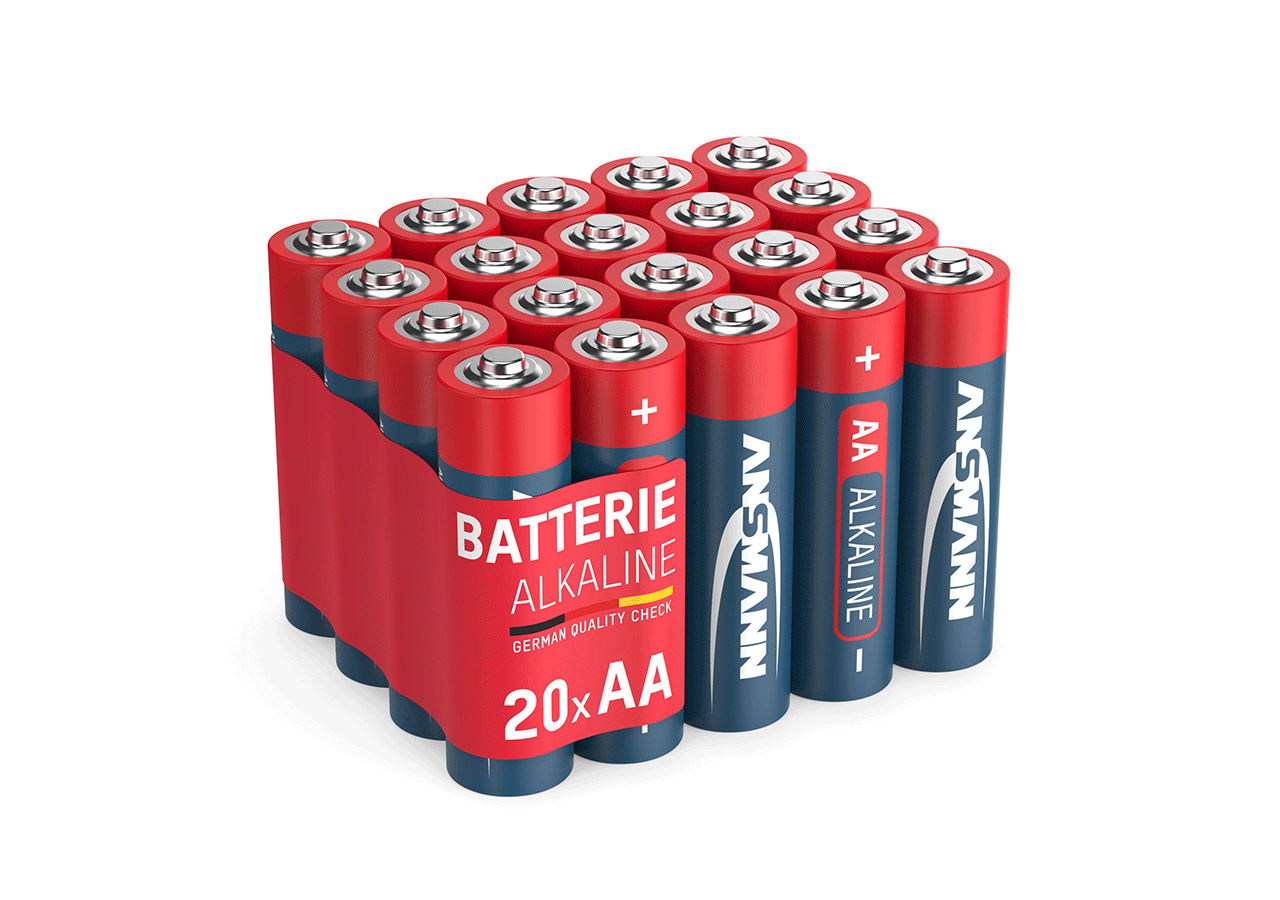 Elektronica: Ansmann Mignon AA Batterijen- voordeelpak,20 Stuks