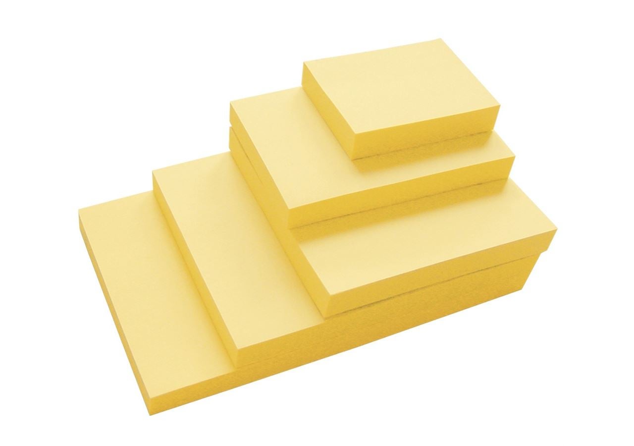Papierproducten: Memoblokken + geel