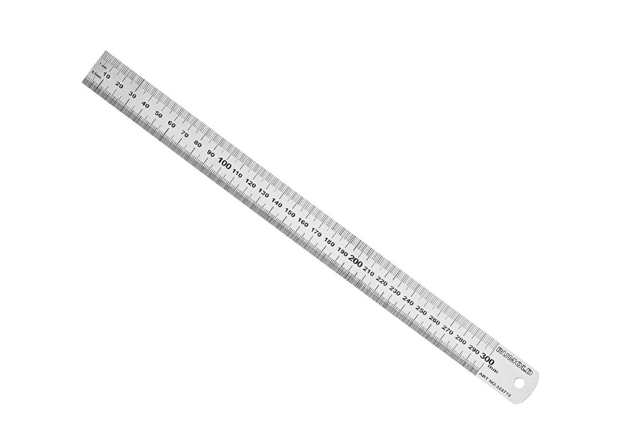 Meetinstrumenten: Rumold stalen linialen, 1,0 mm dik