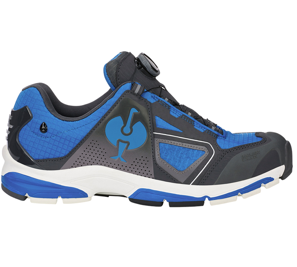 Schoenen: O2 Werkschoenen e.s. Minkar II + gentiaanblauw/grafiet/wit