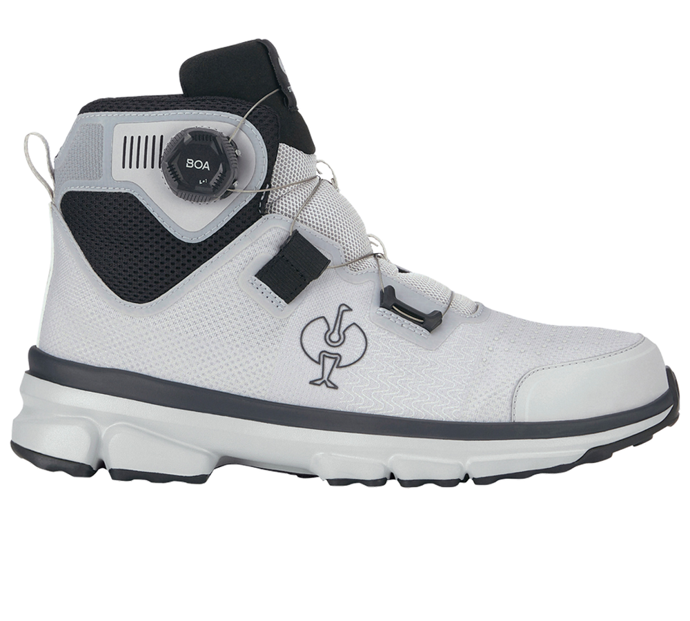 Schoenen: S1 Veiligheidsschoenen e.s. Triest mid + zilver