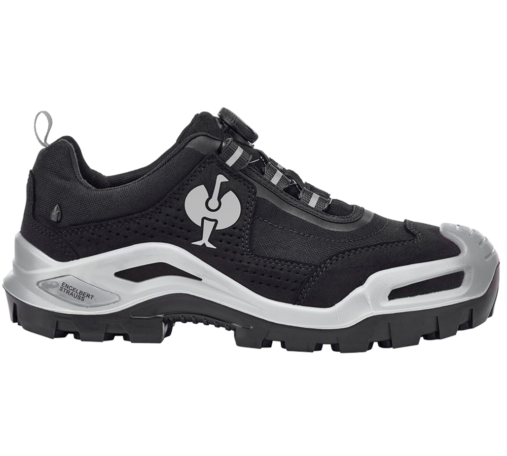 Schoenen: S3 Veiligheidsschoenen e.s. Kastra II low + zwart/platina