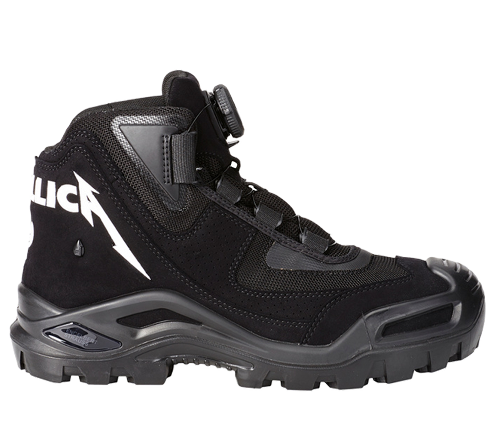 Schoenen: Metallica safety boots + zwart