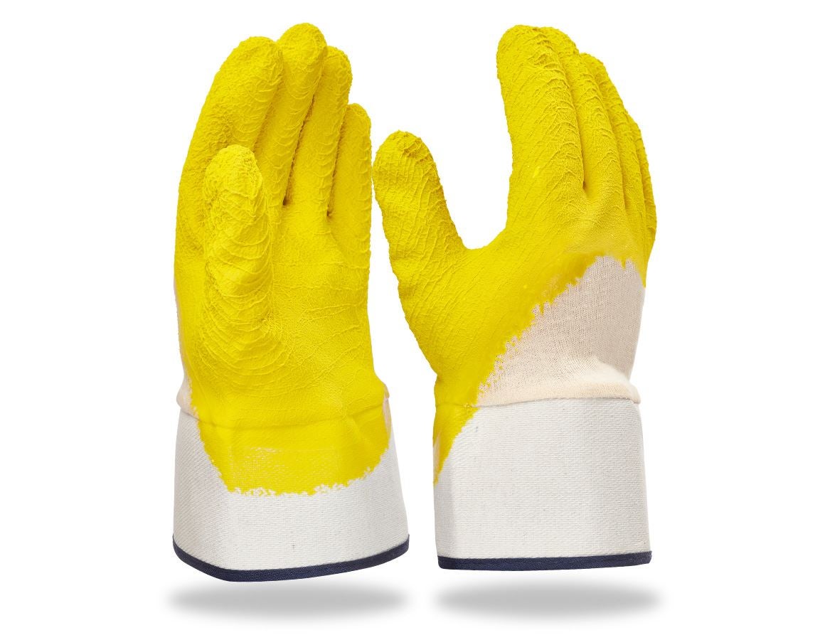 Gecoate: Latex handschoenen, manchet, per 12