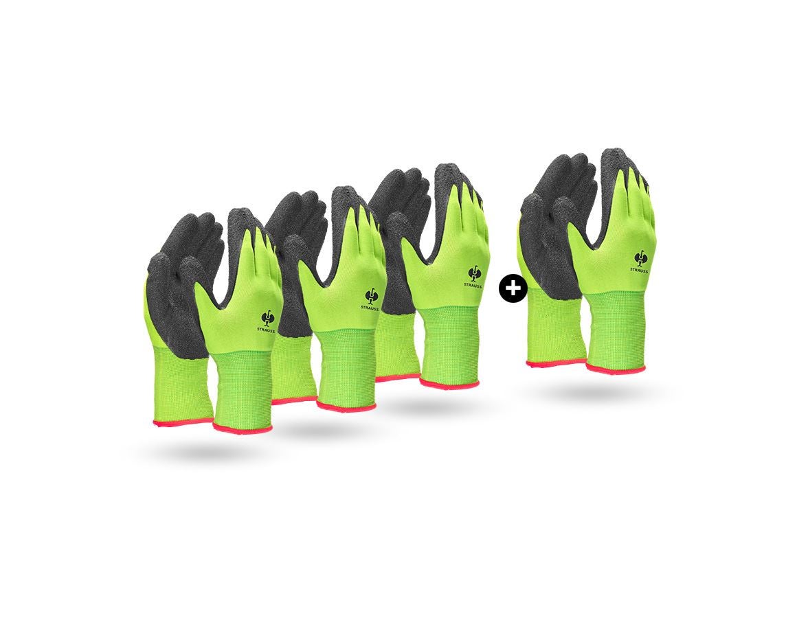 Sets | Accessoires: Actie 3+1: Gebreide latex handschoenen Senso Grip