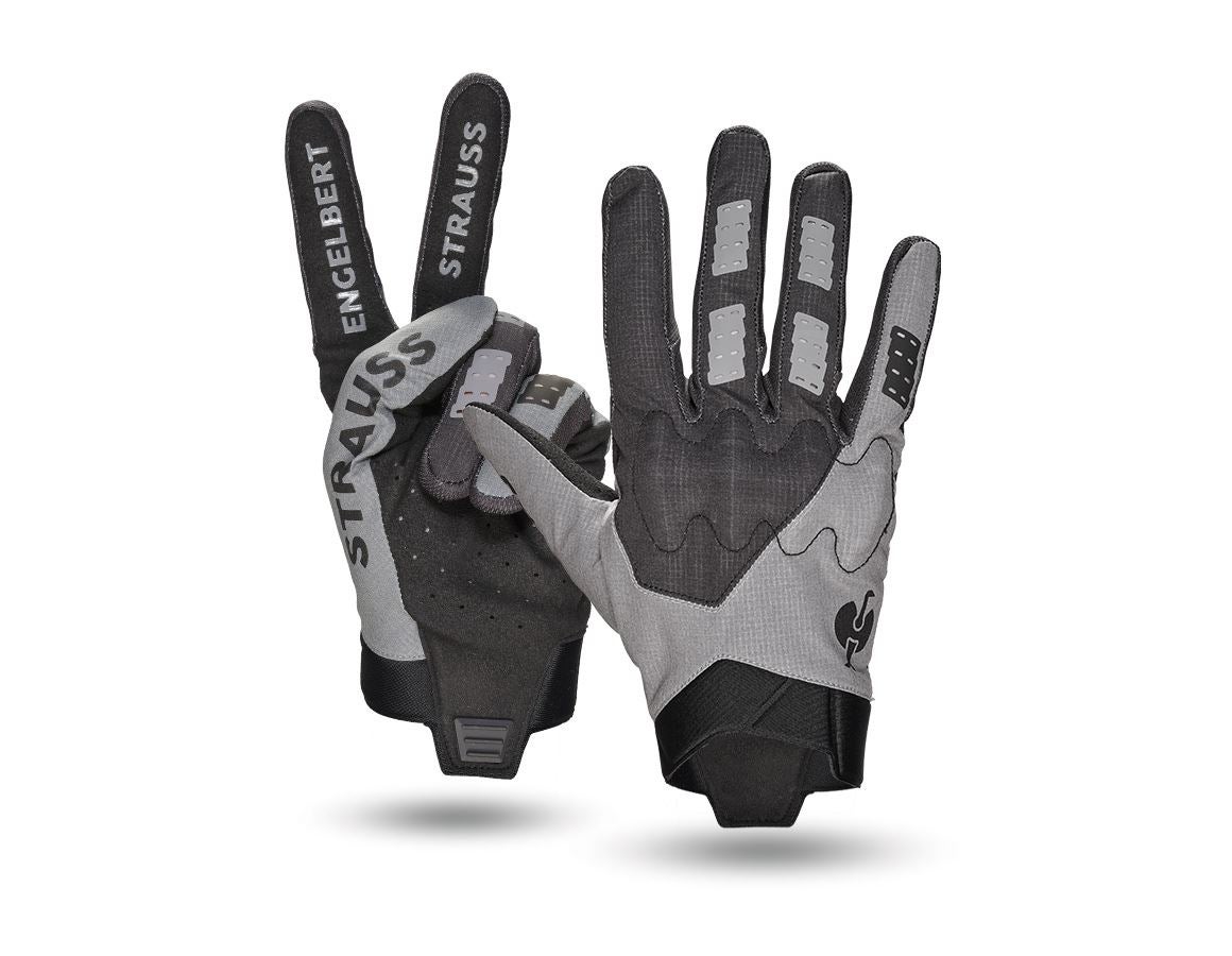 Hybride: Handschoenen e.s.trail, light + bazaltgrijs/zwart