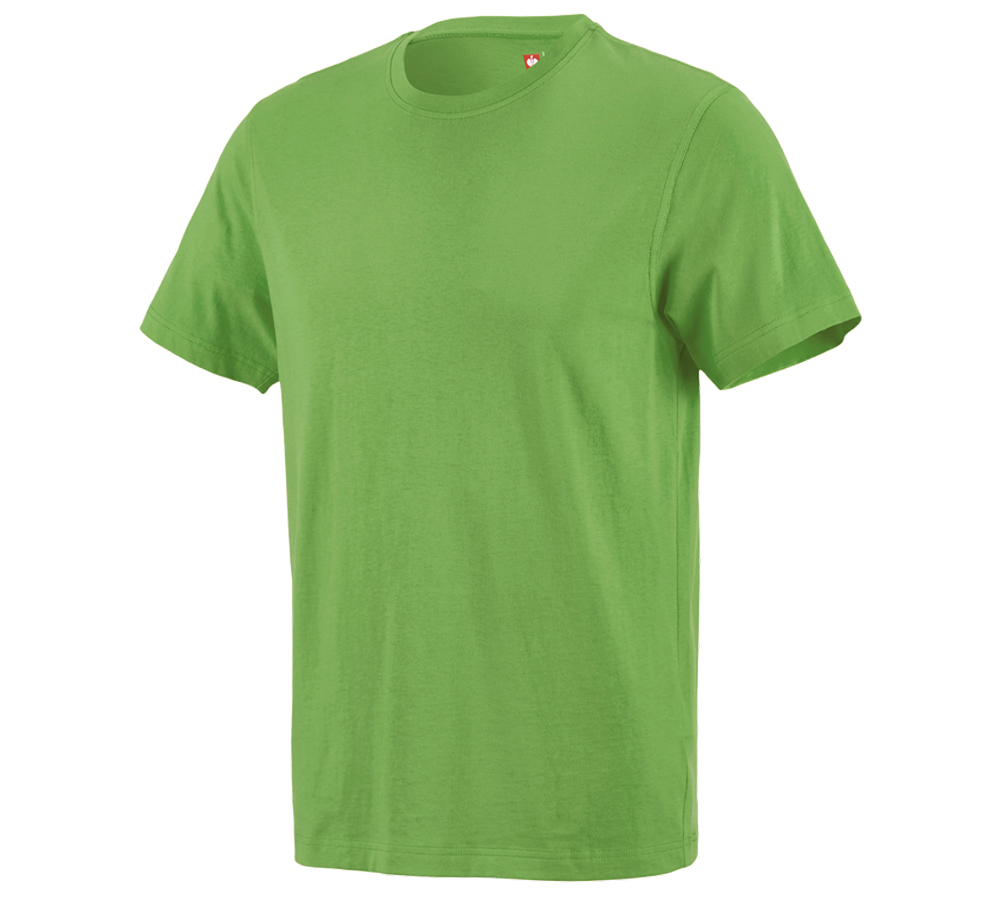Schrijnwerkers / Meubelmakers: e.s. T-Shirt cotton + zeegroen