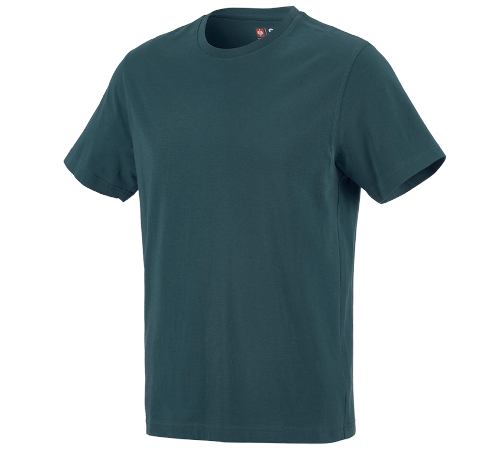 Bovenkleding: e.s. T-Shirt cotton + zeeblauw