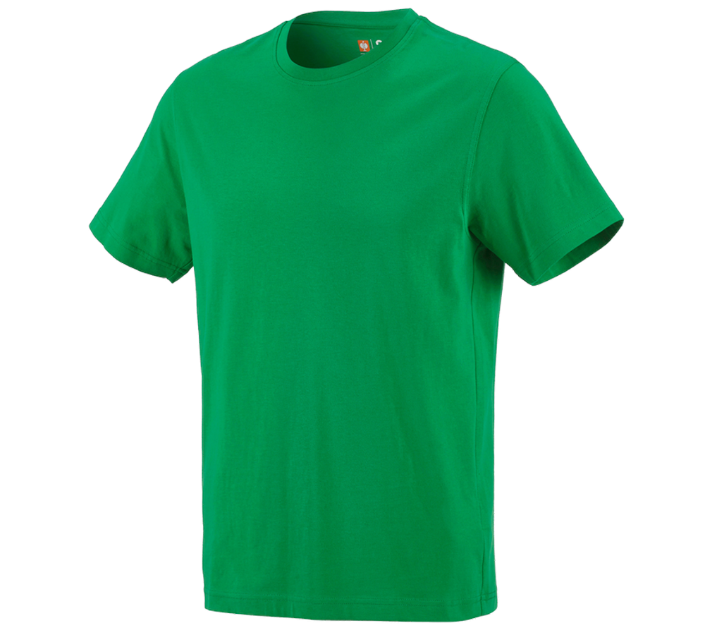Bovenkleding: e.s. T-Shirt cotton + grasgroen