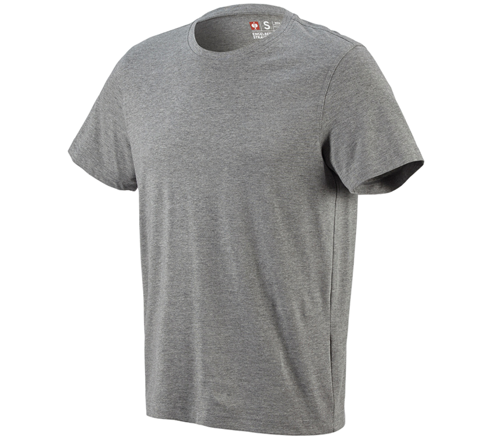 Loodgieter / Installateurs: e.s. T-Shirt cotton + grijs mêlee