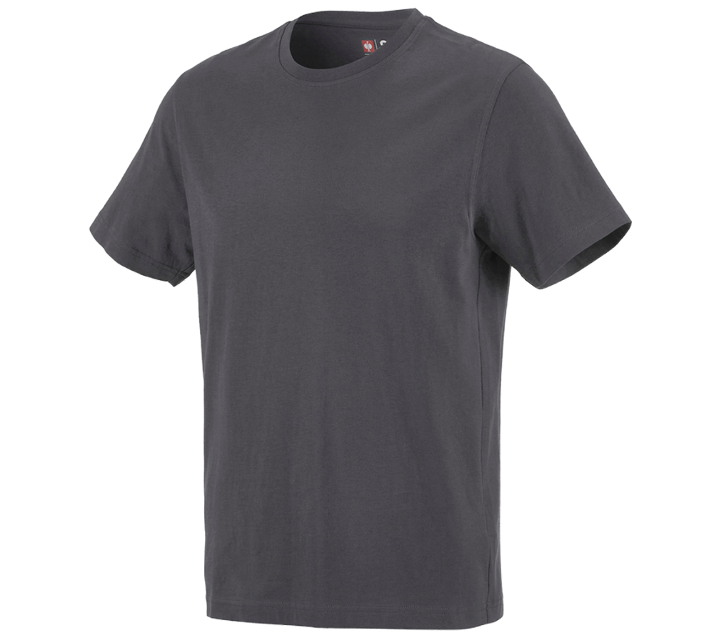 Bovenkleding: e.s. T-Shirt cotton + antraciet