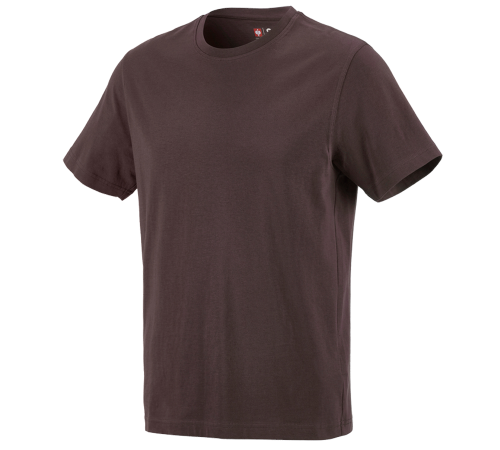 Tuin-/ Land-/ Bosbouw: e.s. T-Shirt cotton + bruin