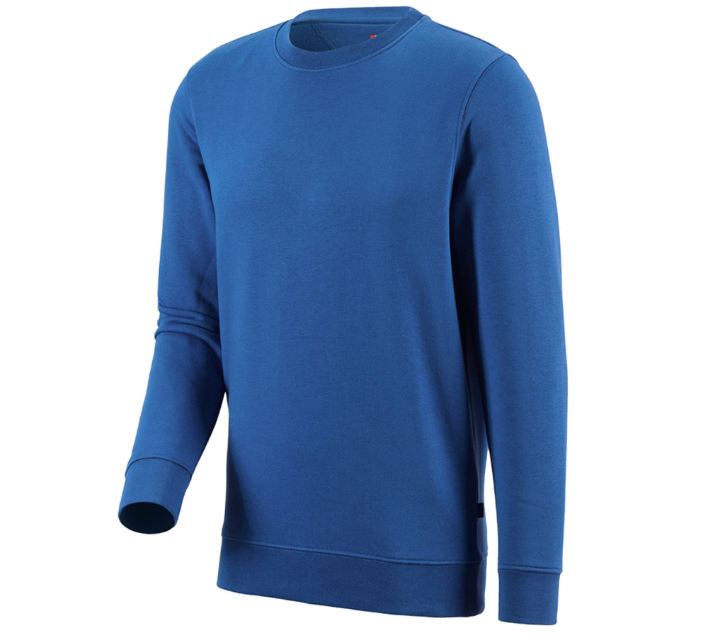 Onderwerpen: e.s. Sweatshirt poly cotton + gentiaanblauw