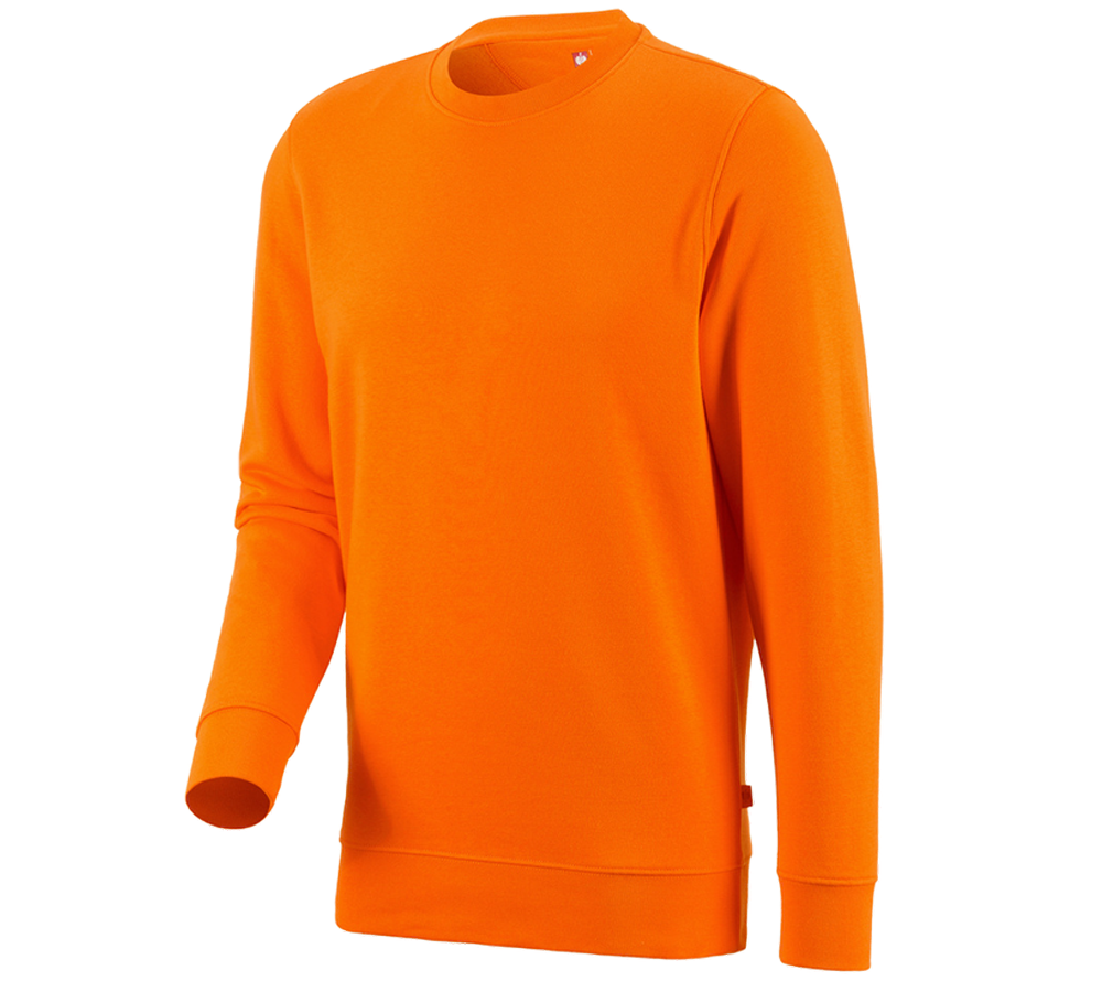 Loodgieter / Installateurs: e.s. Sweatshirt poly cotton + oranje