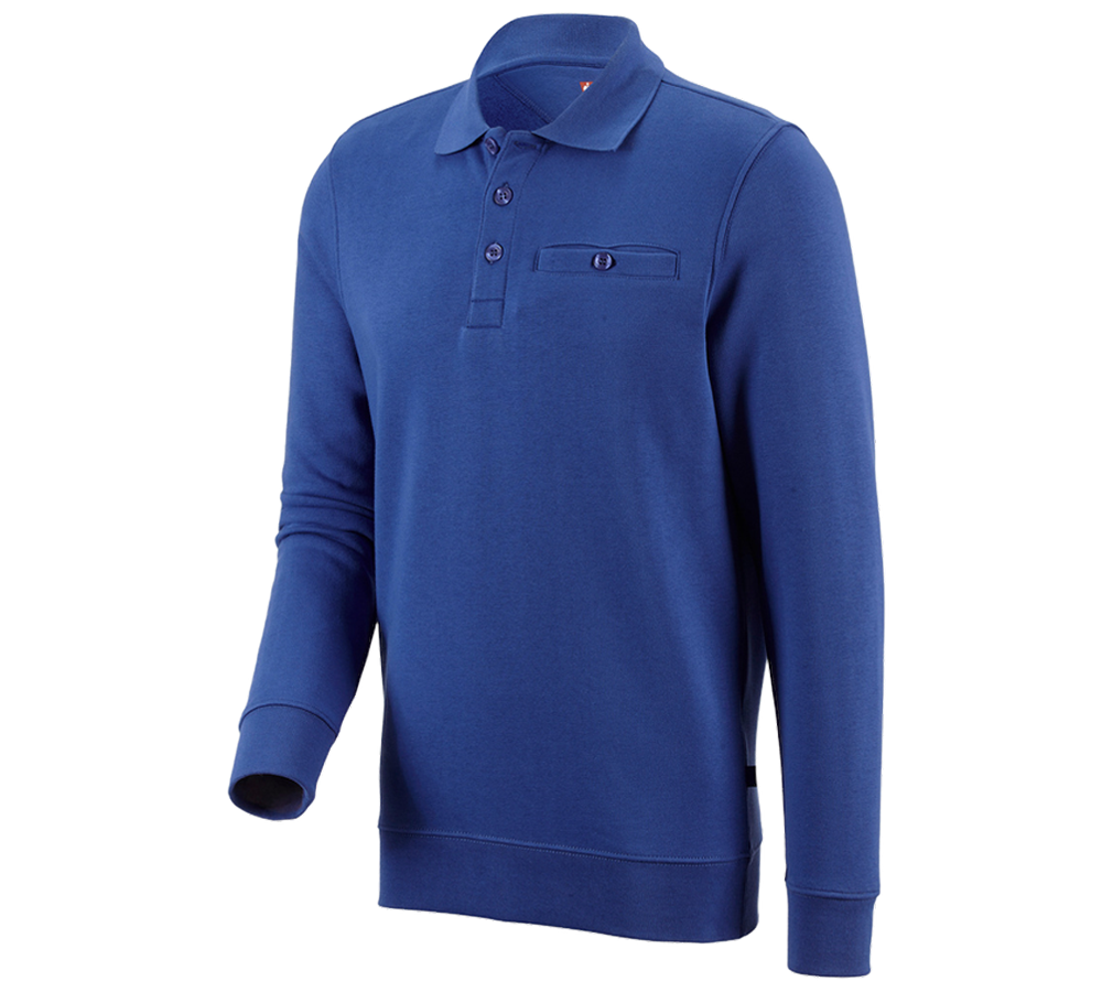 Onderwerpen: e.s. Sweatshirt poly cotton Pocket + korenblauw