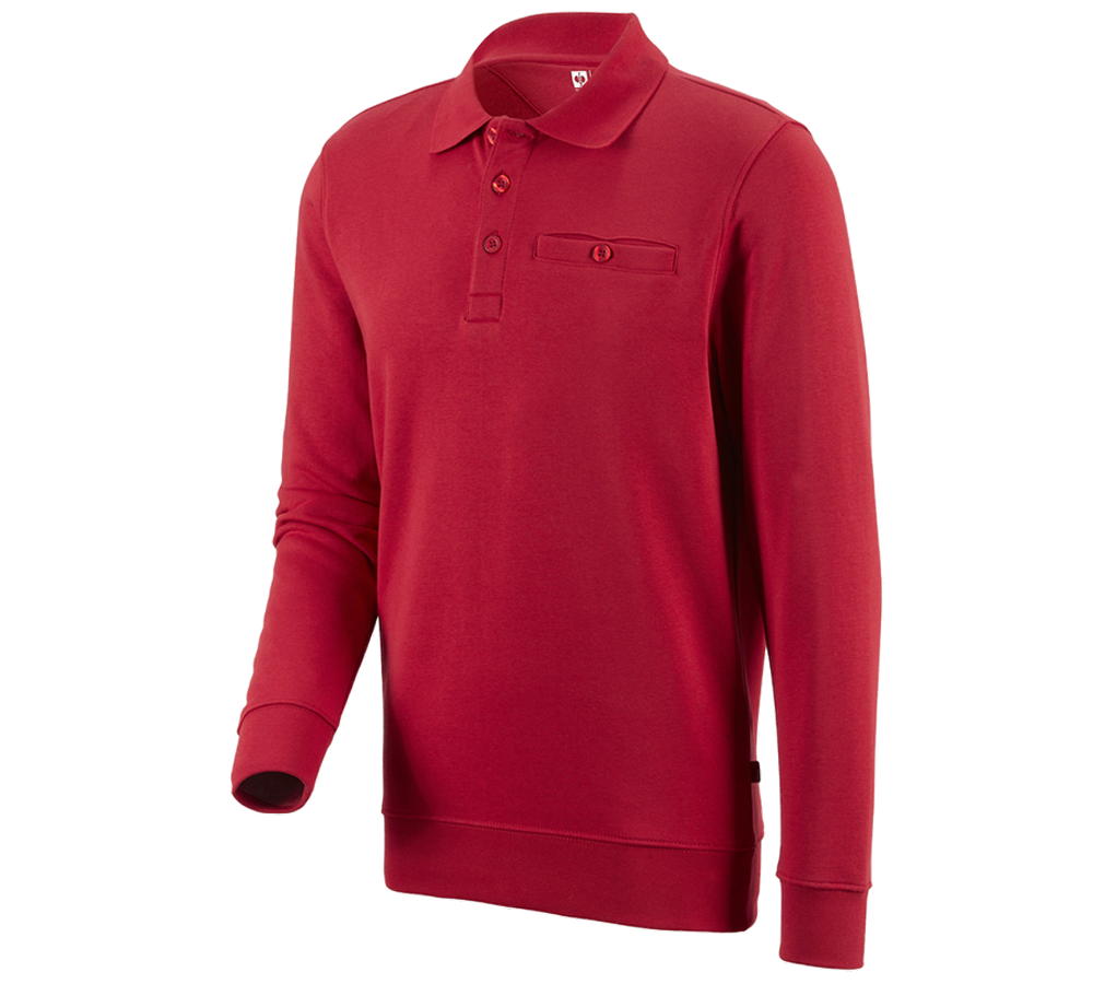 Schrijnwerkers / Meubelmakers: e.s. Sweatshirt poly cotton Pocket + rood