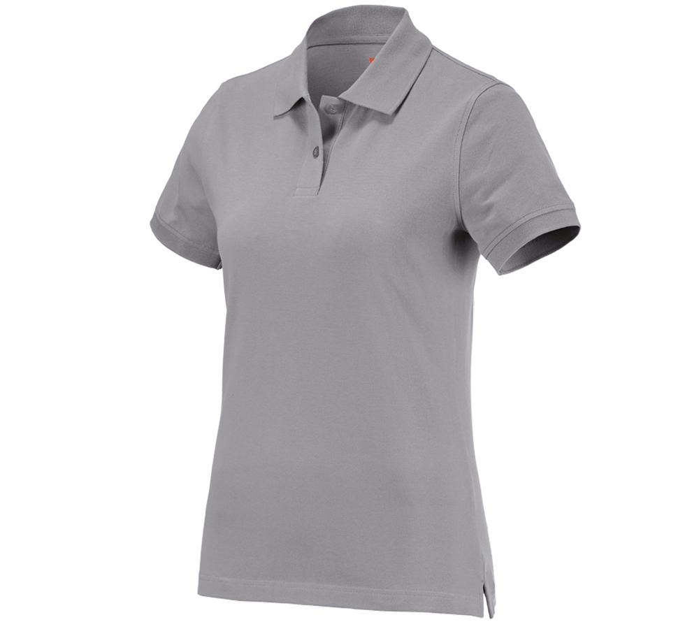 Bovenkleding: e.s. Polo-Shirt cotton, dames + platina