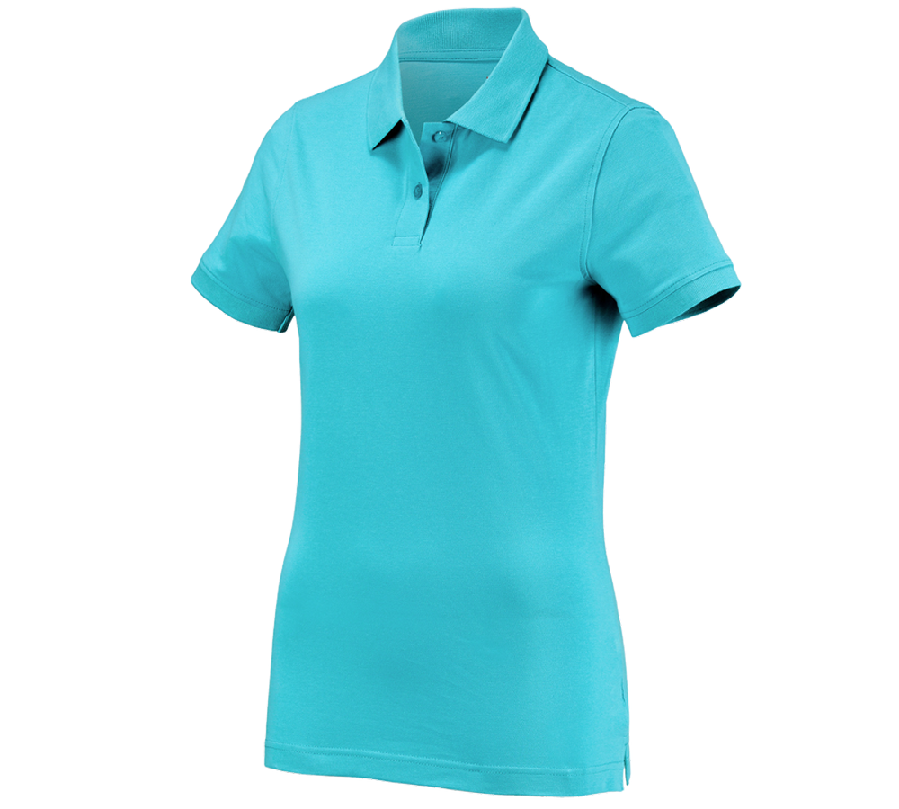 Bovenkleding: e.s. Polo-Shirt cotton, dames + capri
