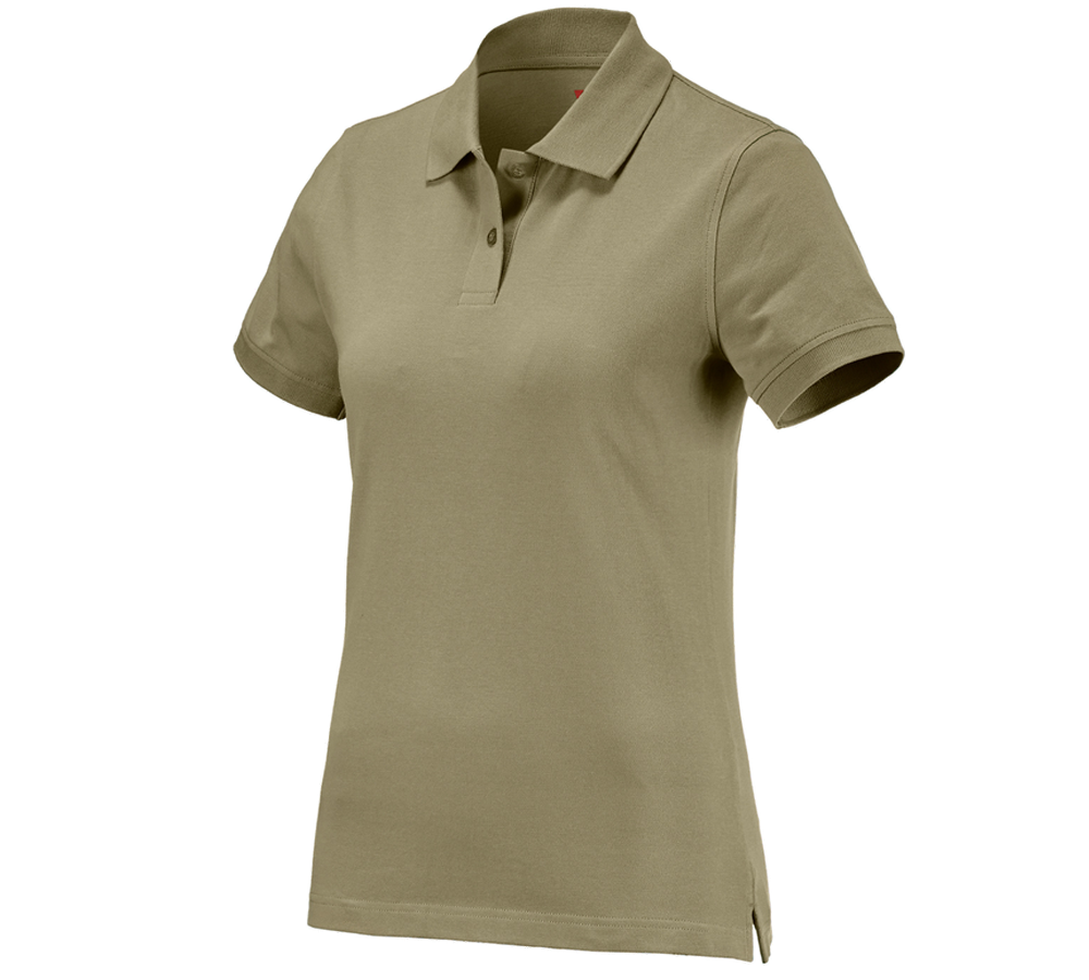 Tuin-/ Land-/ Bosbouw: e.s. Polo-Shirt cotton, dames + riet