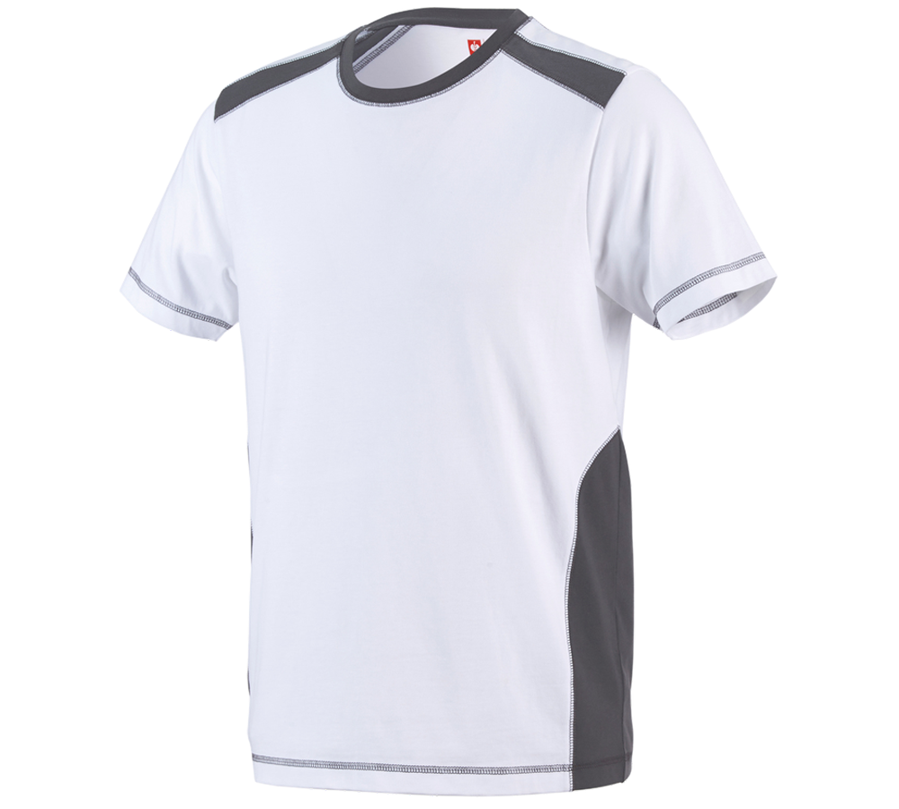 Schrijnwerkers / Meubelmakers: T-Shirt cotton e.s.active + wit/antraciet
