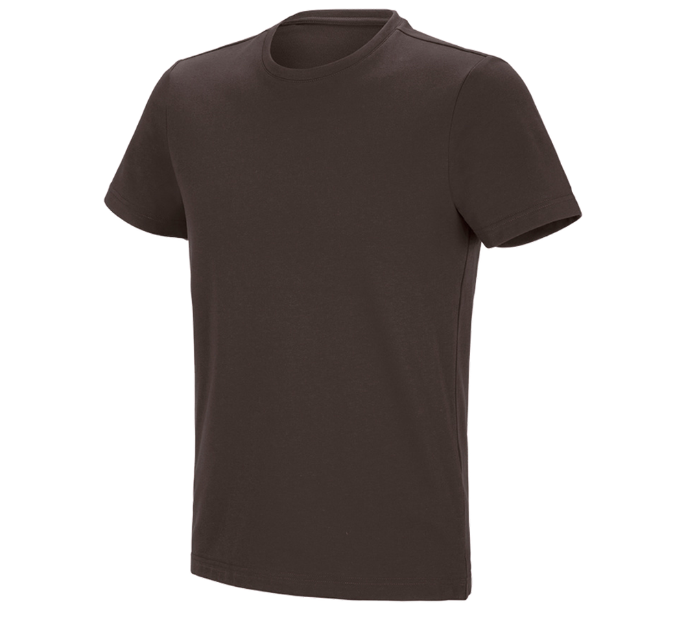 Schrijnwerkers / Meubelmakers: e.s. Functioneel T-shirt poly cotton + kastanje