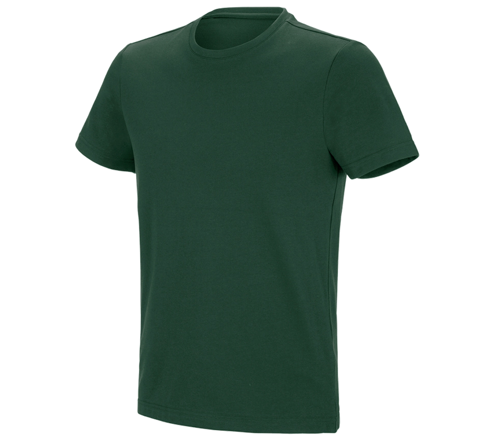 Onderwerpen: e.s. Functioneel T-shirt poly cotton + groen