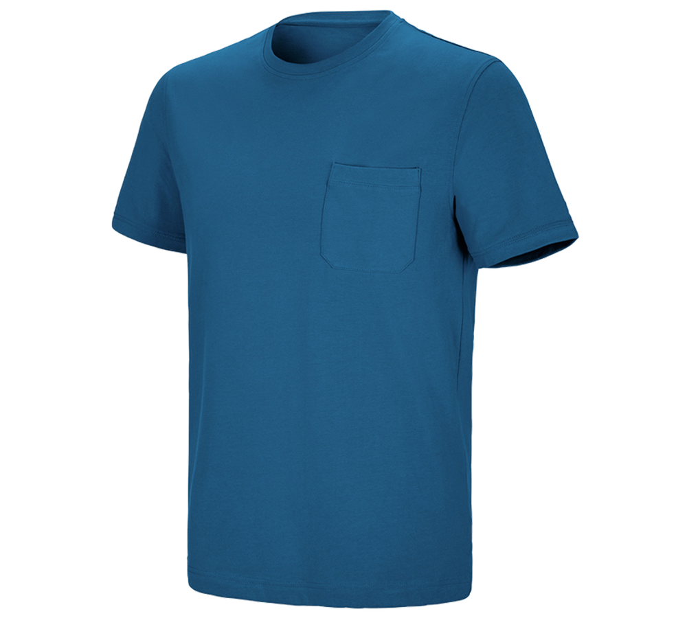 Onderwerpen: e.s. T-shirt cotton stretch Pocket + atol