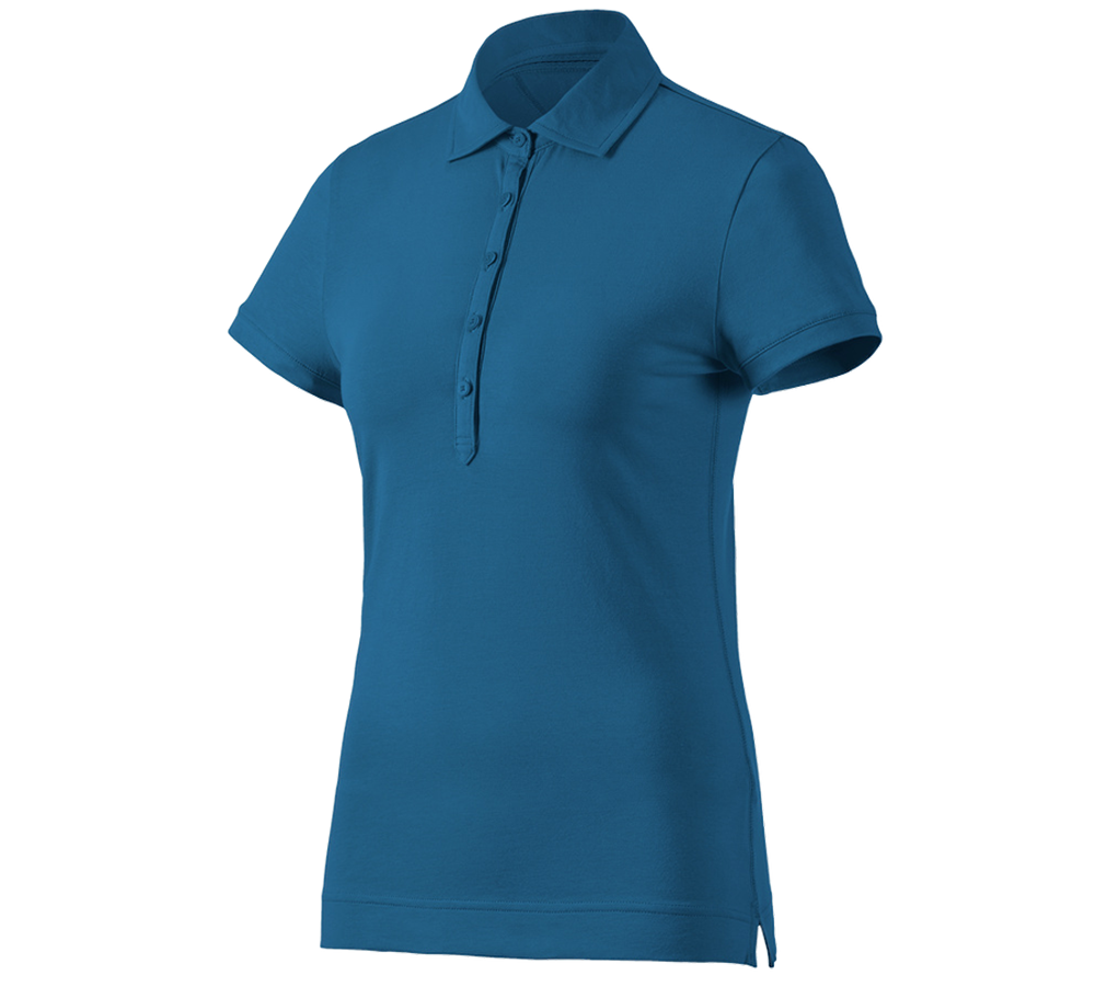 Bovenkleding: e.s. Polo-Shirt cotton stretch, dames + atol