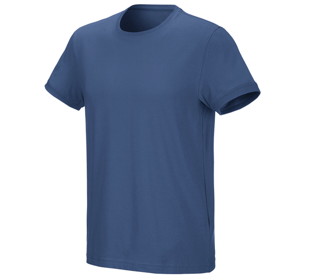 Schrijnwerkers / Meubelmakers: e.s. T-Shirt cotton stretch + kobalt