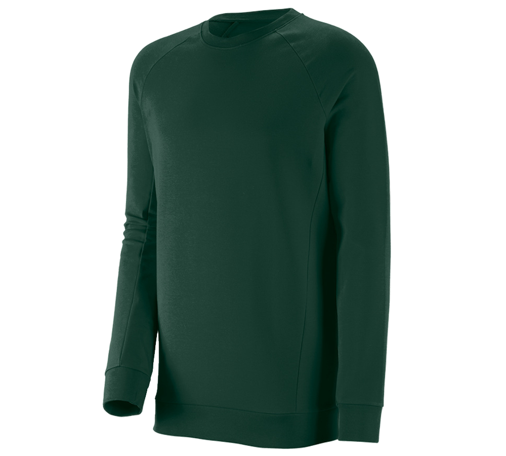 Bovenkleding: e.s. Sweatshirt cotton stretch, long fit + groen